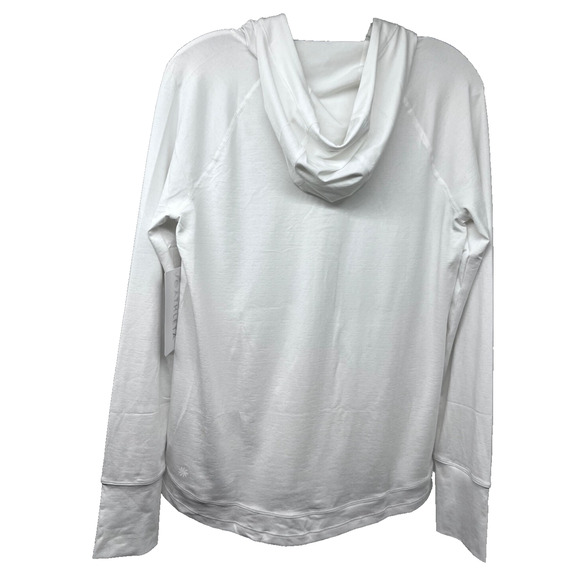 Athleta Pacifica Illume UPF White Athletic Zip Jacket S/P 4-6 Power of She New - Picture 6 of 11